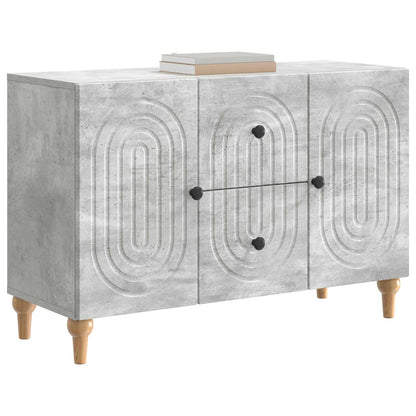 TV Cabinet Concrete Grey 89 x 34.5 x 60 cm Engineered Wood
