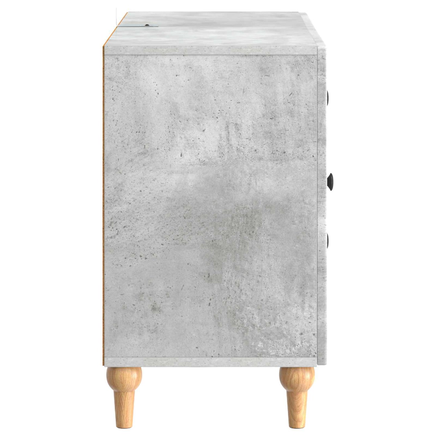 TV Cabinet Concrete Grey 89 x 34.5 x 60 cm Engineered Wood