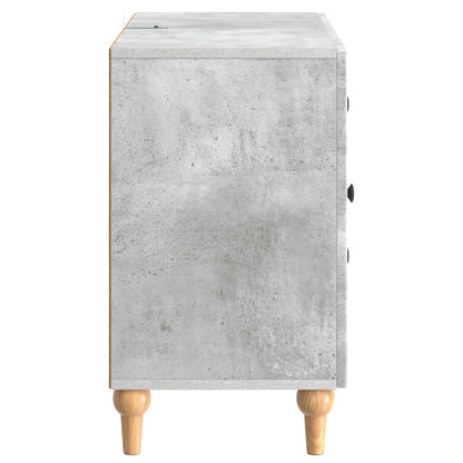TV Cabinet Concrete Grey 89 x 34.5 x 60 cm Engineered Wood