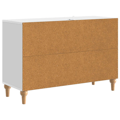 TV Cabinet High Gloss White 89 x 34.5 x 60 cm Engineered Wood