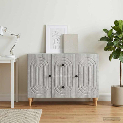 TV Cabinet Grey Sonoma 89 x 34.5 x 60 cm Engineered Wood