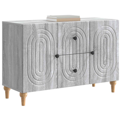 TV Cabinet Grey Sonoma 89 x 34.5 x 60 cm Engineered Wood