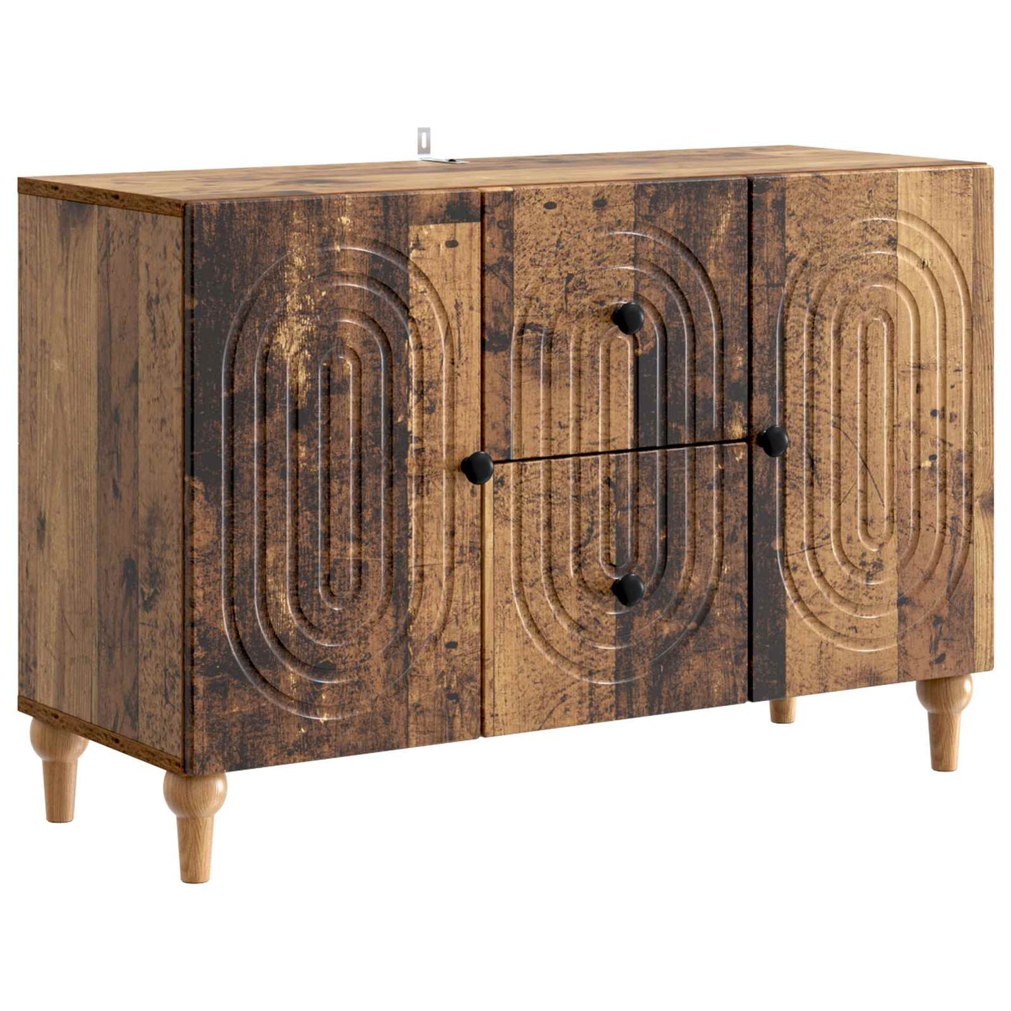 TV Cabinet Old Wood 89 x 34.5 x 60 cm Engineered Wood