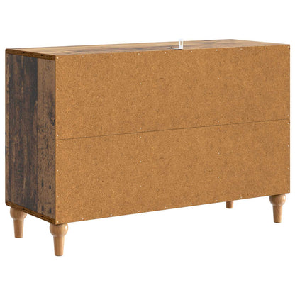 TV Cabinet Old Wood 89 x 34.5 x 60 cm Engineered Wood