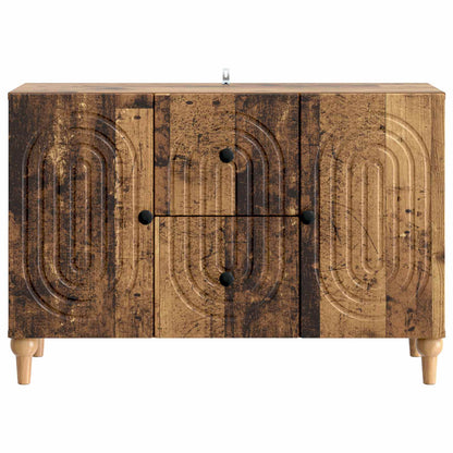 TV Cabinet Old Wood 89 x 34.5 x 60 cm Engineered Wood