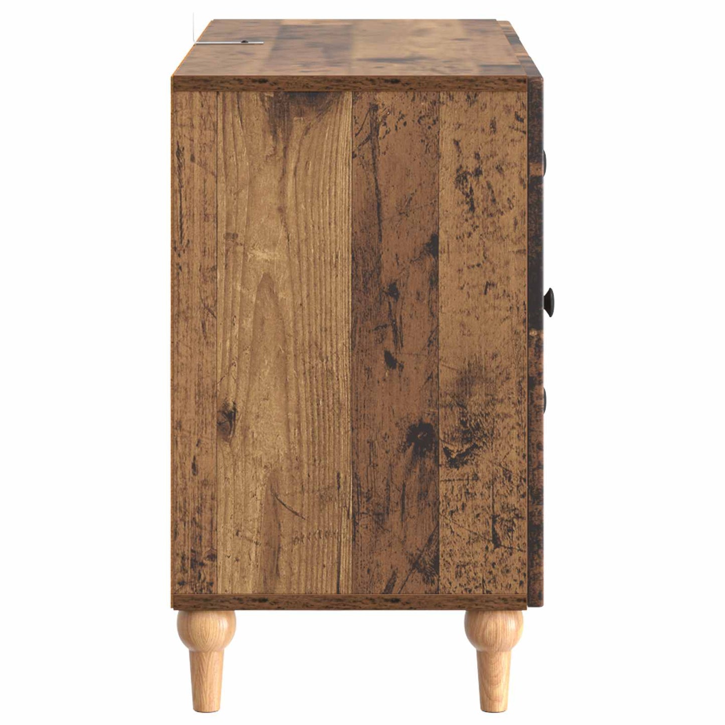 TV Cabinet Old Wood 89 x 34.5 x 60 cm Engineered Wood