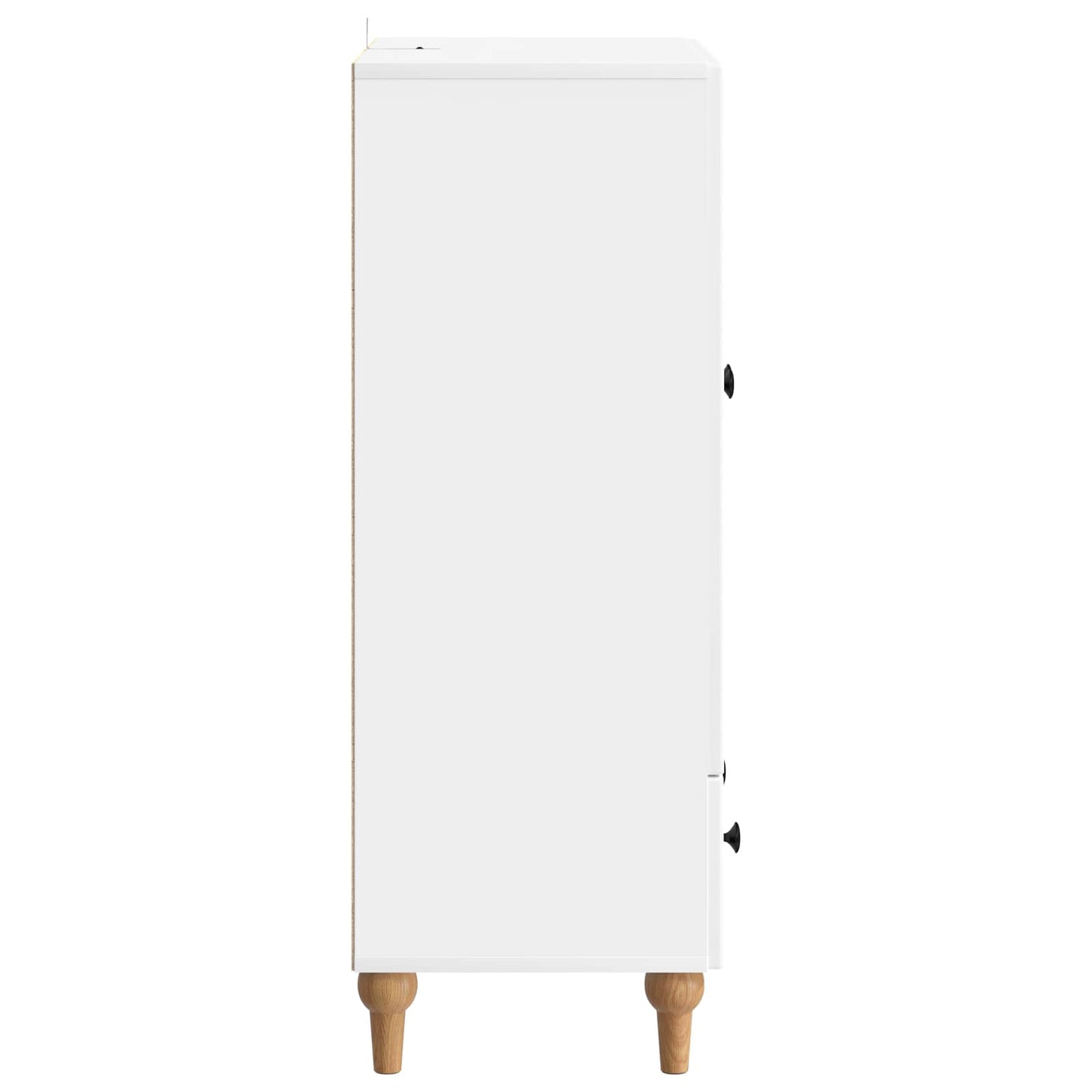 Sideboard with Drawer White 66 x 34.5 x 95 cm Engineered Wood
