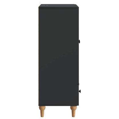Sideboard with Drawer Black 66 x 34.5 x 95 cm Engineered Wood
