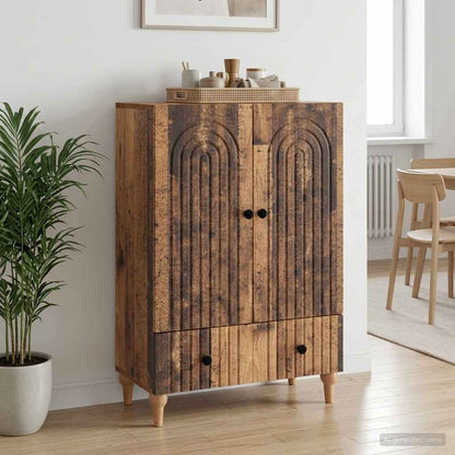 Sideboard Old Wood 66 x 34.5 x 95 cm Engineered Wood