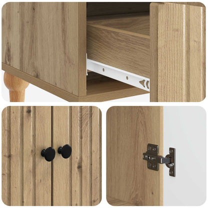 Sideboard Artisan Oak 66 x 34.5 x 95 cm Engineered Wood