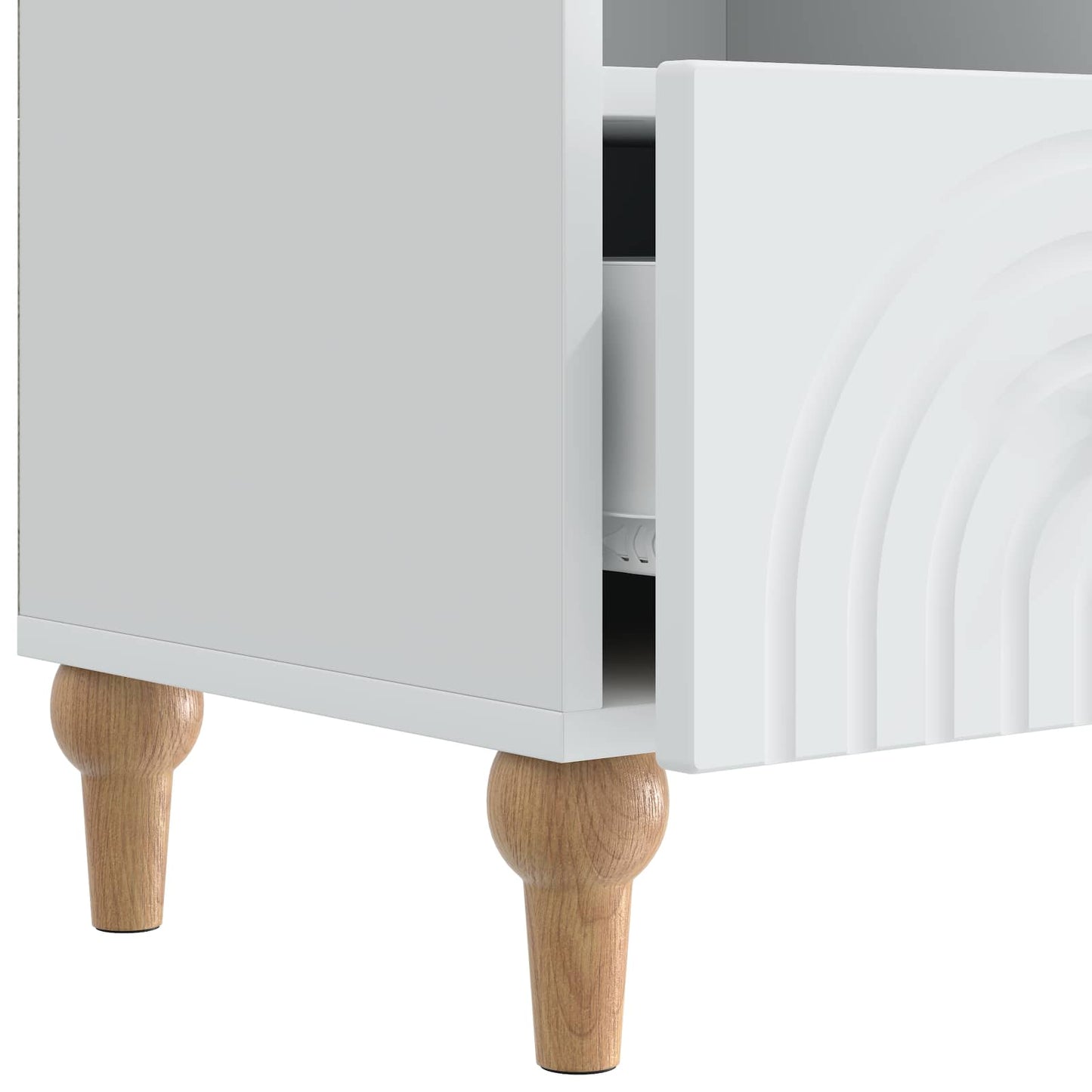 TV Cabinet White 102 x 34.5 x 50 cm Engineered Wood