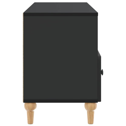 TV Cabinet Black 102 x 34.5 x 50 cm Engineered Wood