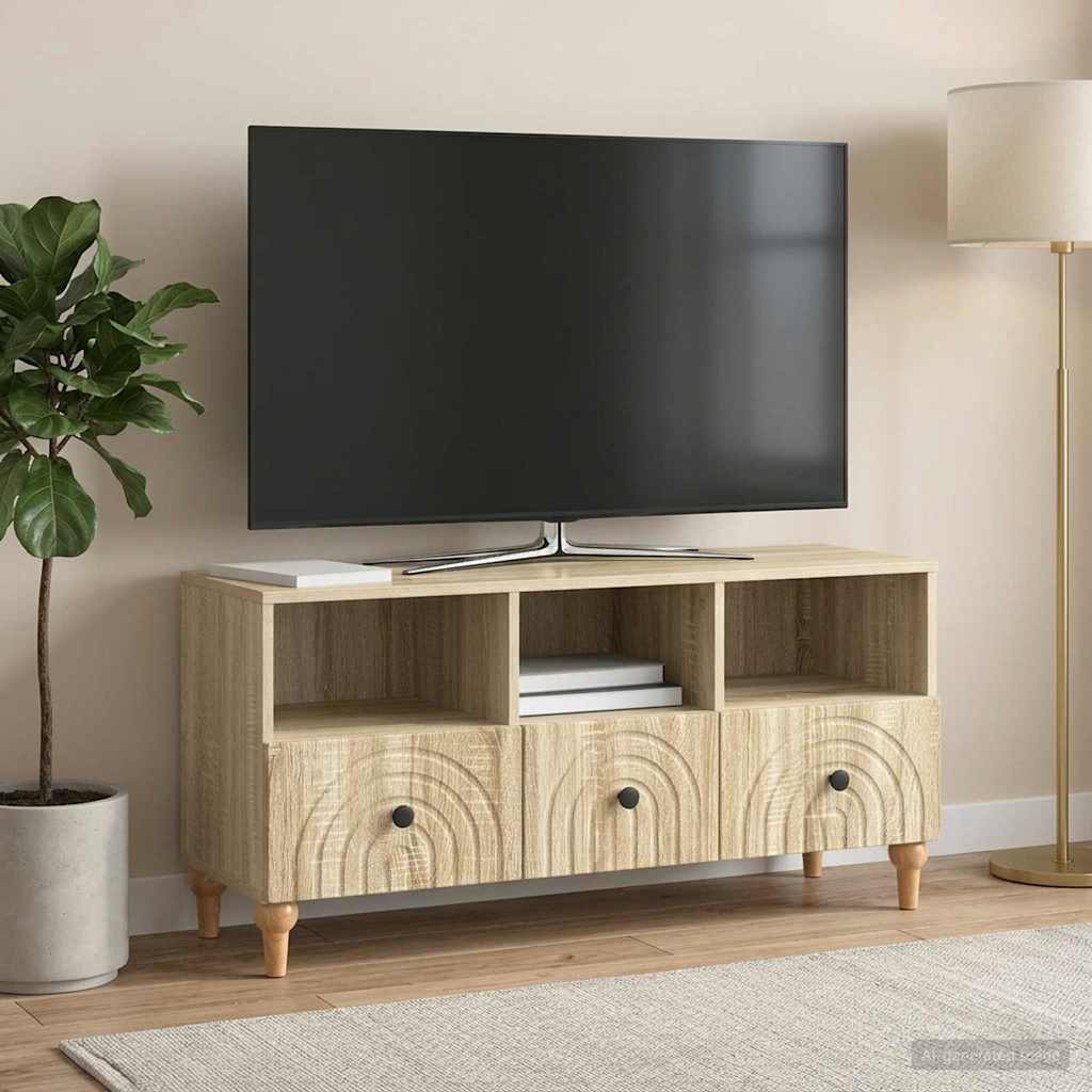 TV Cabinet Sonoma Oak 102 x 34.5 x 50 cm Engineered Wood