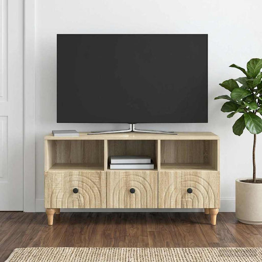 TV Cabinet Sonoma Oak 102 x 34.5 x 50 cm Engineered Wood