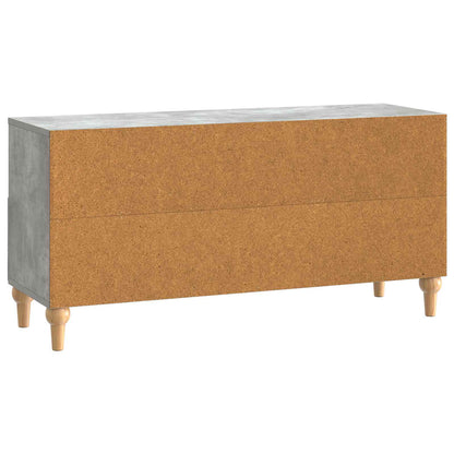 TV Cabinet Concrete Grey 102 x 34.5 x 50 cm Engineered Wood