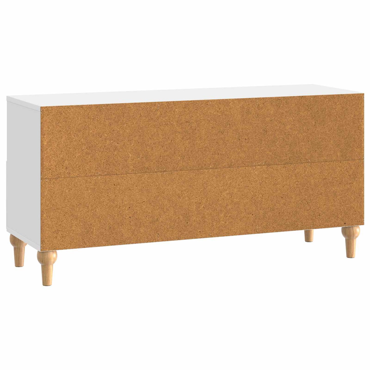 TV Cabinet 102 x 34.5 x 50 cm High Gloss White Engineered Wood