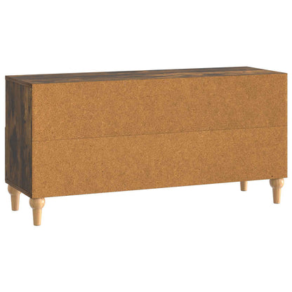 TV Cabinet 102 x 34.5 x 50 cm Smoked Oak Engineered Wood