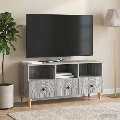 TV Cabinet Grey Sonoma 102 x 34.5 x 50 cm Engineered Wood