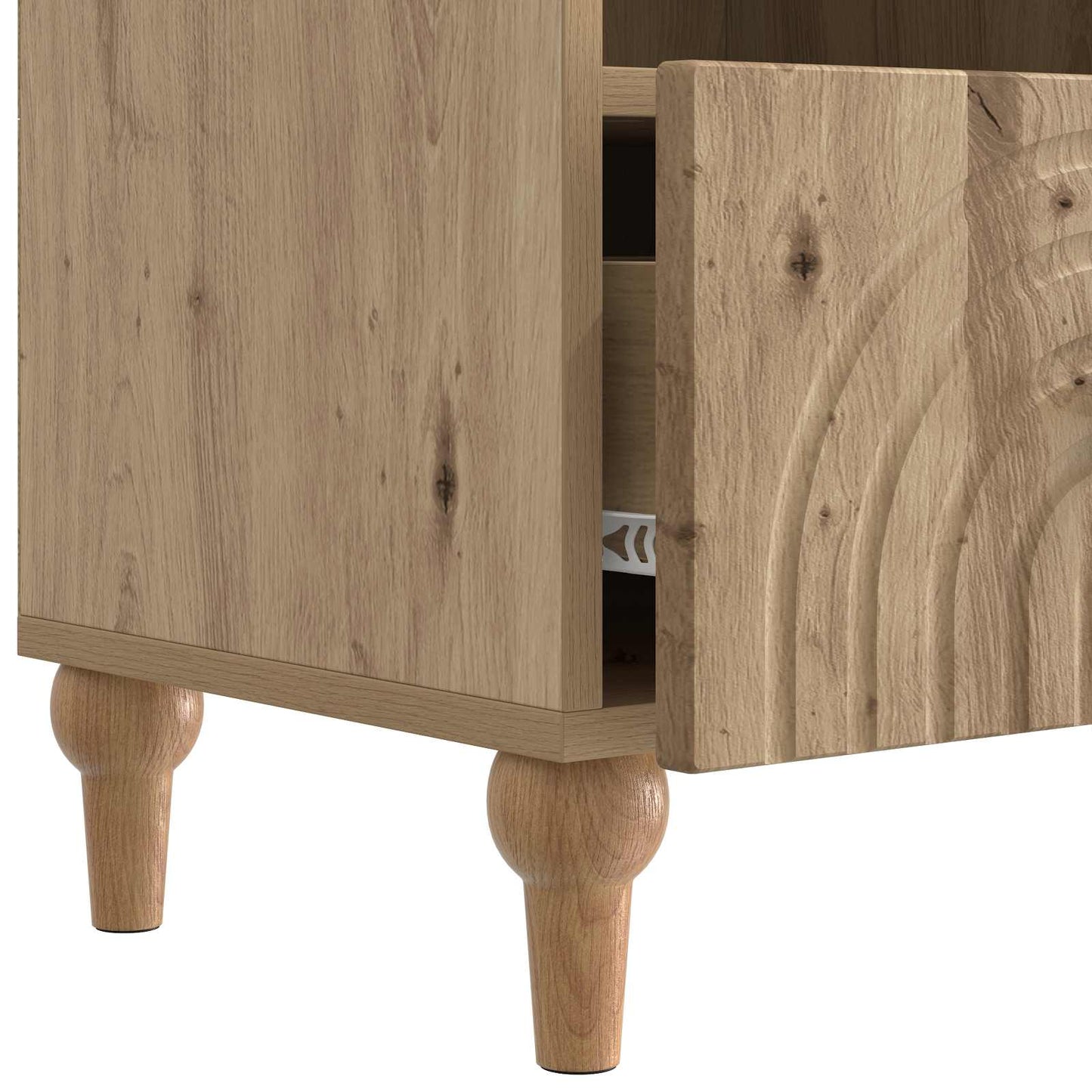 TV Cabinet 102 x 34.5 x 50 cm Artisan Oak Engineered Wood