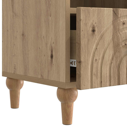 TV Cabinet 102 x 34.5 x 50 cm Artisan Oak Engineered Wood