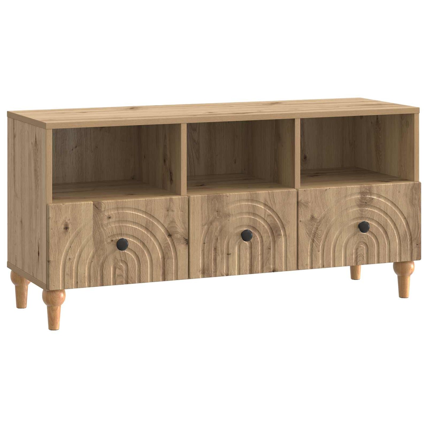 TV Cabinet 102 x 34.5 x 50 cm Artisan Oak Engineered Wood