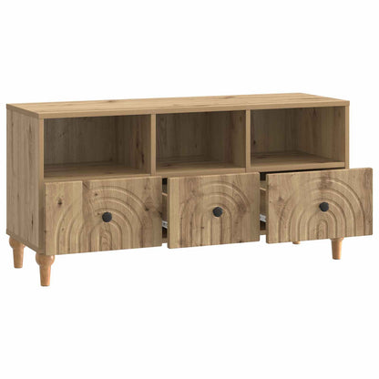 TV Cabinet 102 x 34.5 x 50 cm Artisan Oak Engineered Wood