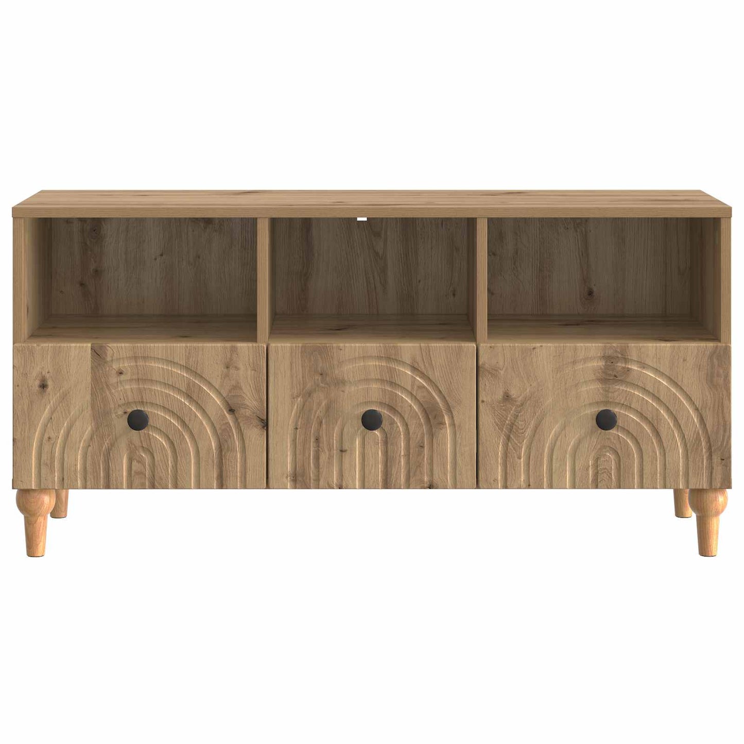 TV Cabinet 102 x 34.5 x 50 cm Artisan Oak Engineered Wood