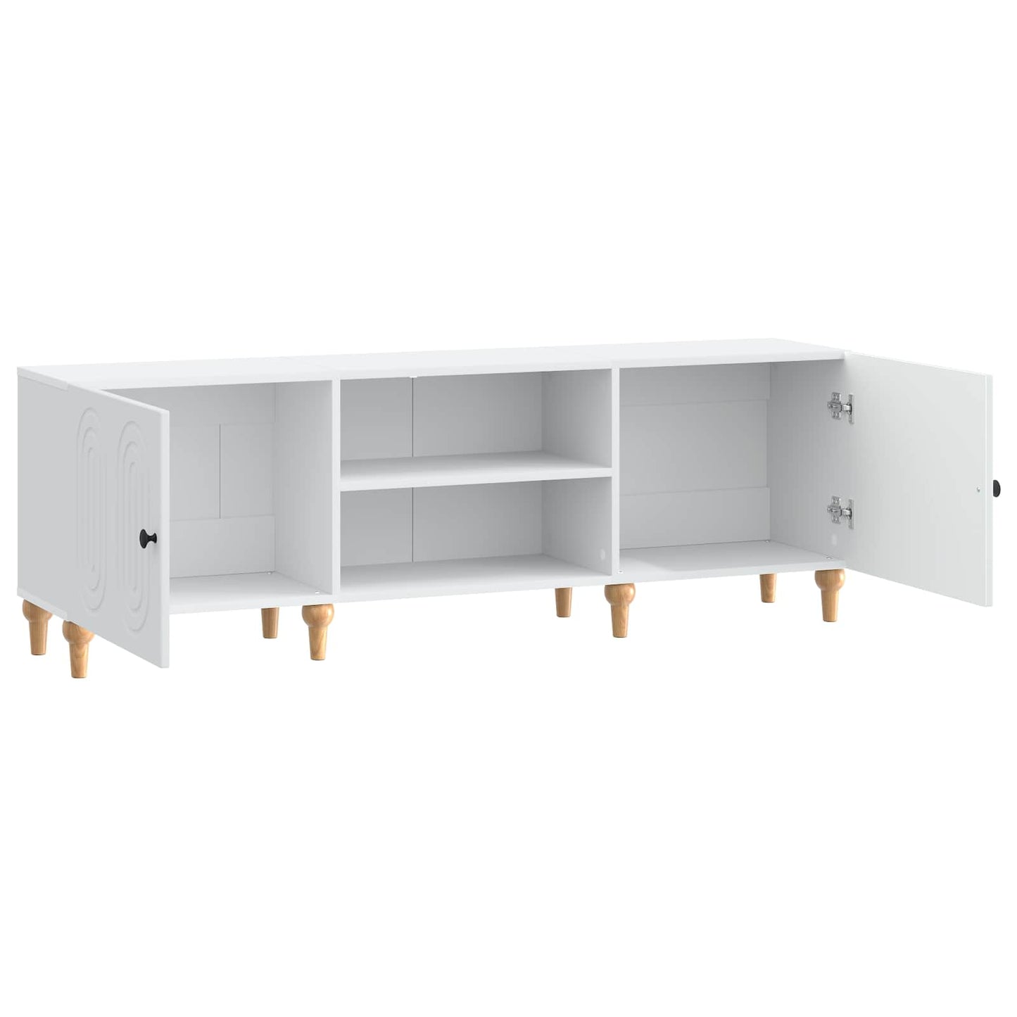 TV Cabinet White 150 x 31 x 50 cm Engineered Wood