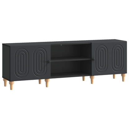 TV Cabinet 150 x 31 x 50 cm Black Engineered Wood
