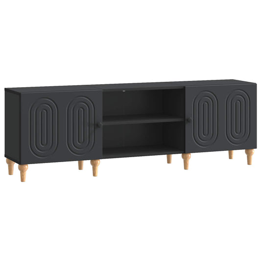 TV Cabinet Black 150 x 31 x 50 cm Engineered Wood