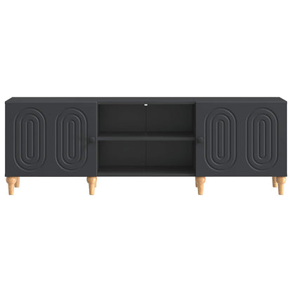 TV Cabinet 150 x 31 x 50 cm Black Engineered Wood