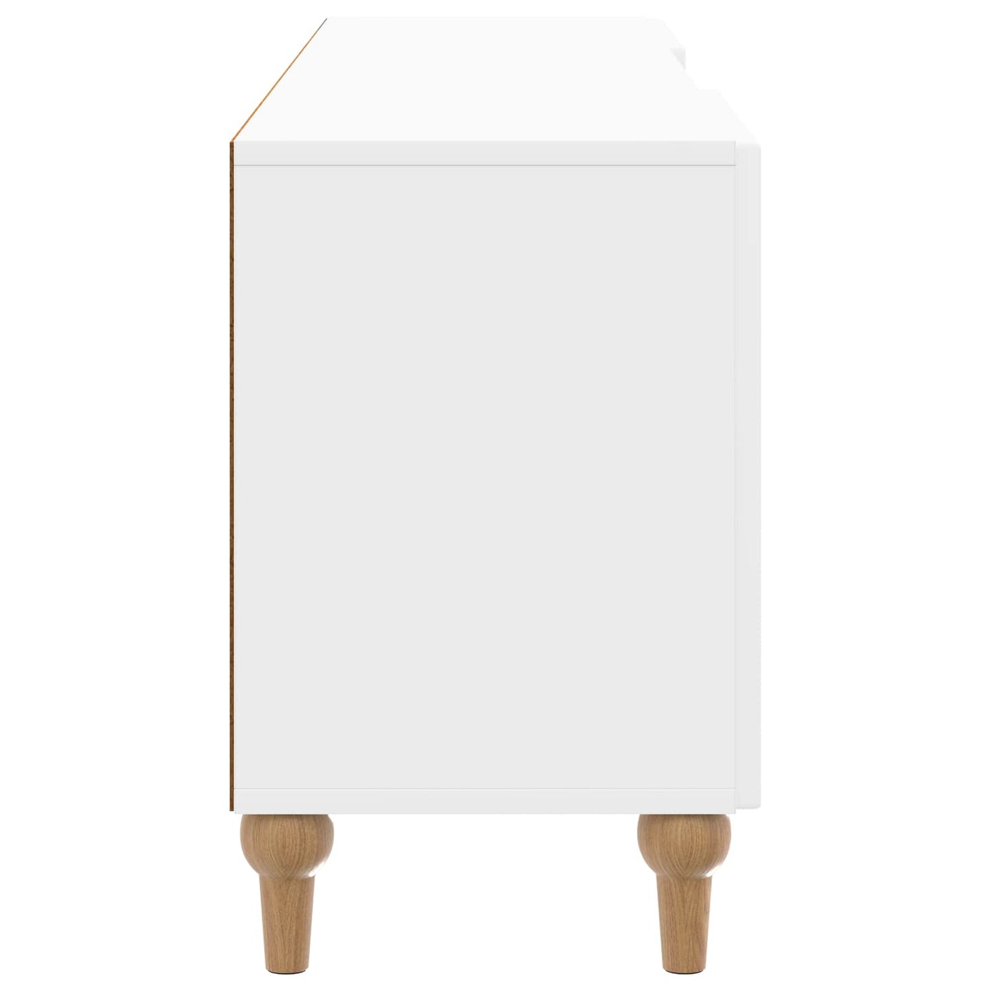 TV Cabinet High Gloss White 150 x 31 x 50 cm Engineered Wood
