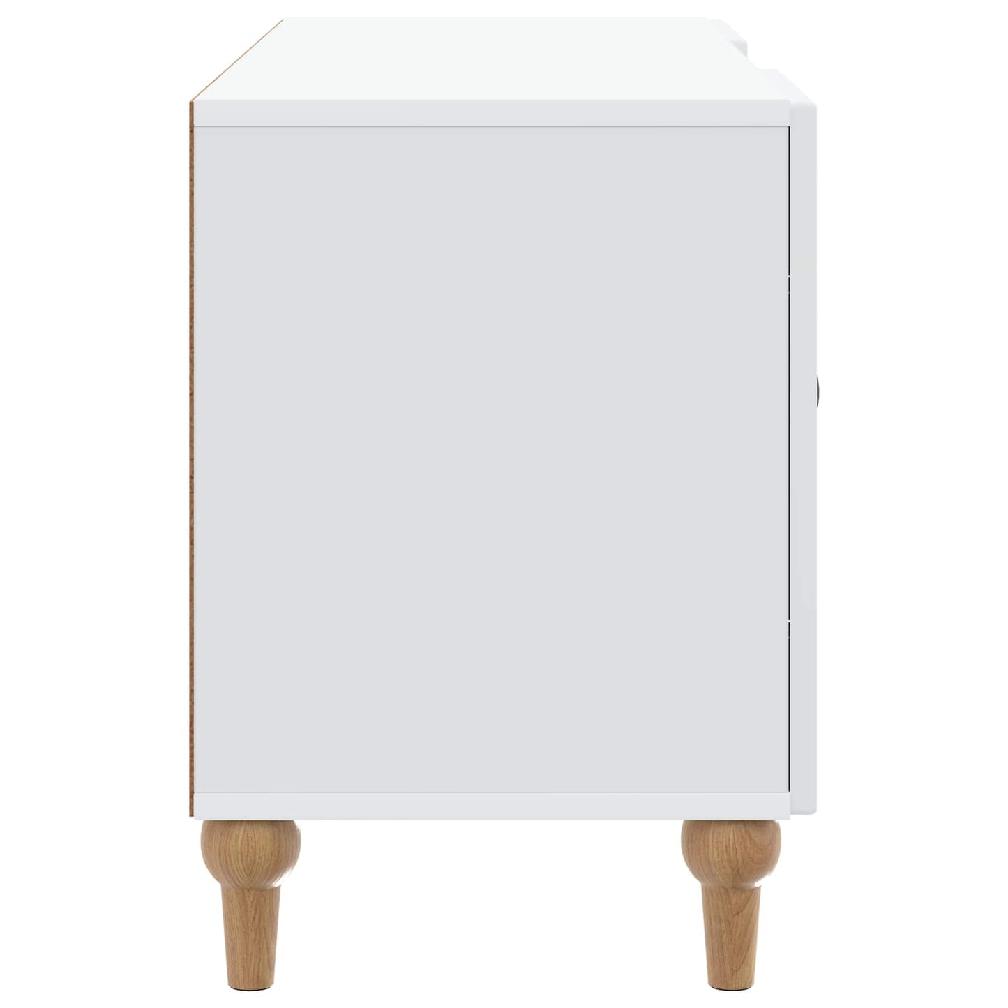 TV Cabinet White 102 x 34.5 x 50 cm Engineered Wood