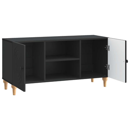 TV Cabinet Black 102 x 34.5 x 50 cm Engineered Wood