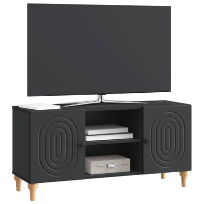 TV Cabinet Black 102 x 34.5 x 50 cm Engineered Wood