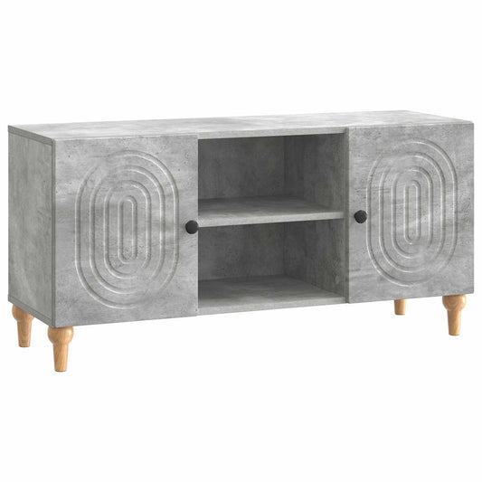 TV Cabinet Concrete Grey 102 x 34.5 x 50 cm Engineered Wood