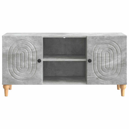 TV Cabinet Concrete Grey 102 x 34.5 x 50 cm Engineered Wood