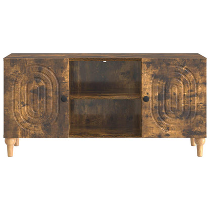 TV Cabinet Smoked Oak 102 x 34.5 x 50 cm Engineered Wood