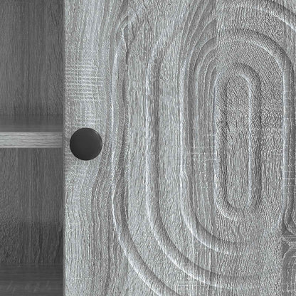 TV Cabinet Grey Sonoma 102 x 34.5 x 50 cm Engineered Wood