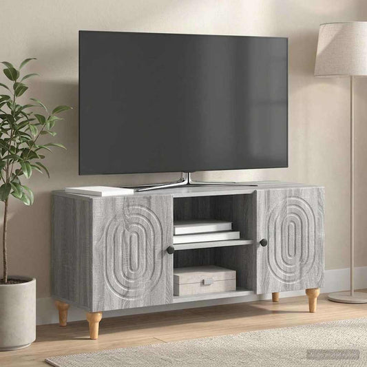 TV Cabinet Grey Sonoma 102 x 34.5 x 50 cm Engineered Wood