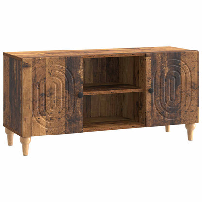 TV Cabinet Old Wood 102 x 34.5 x 50 cm Engineered Wood