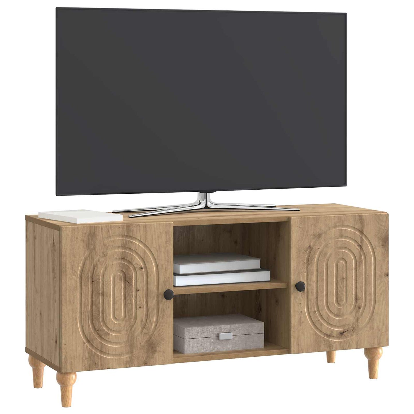 TV Cabinet Artisan Oak 102 x 34.5 x 50 cm Engineered Wood