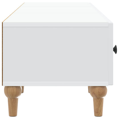 TV Cabinet with Drawer White 147 x 34.5 x 30 cm Engineered Wood