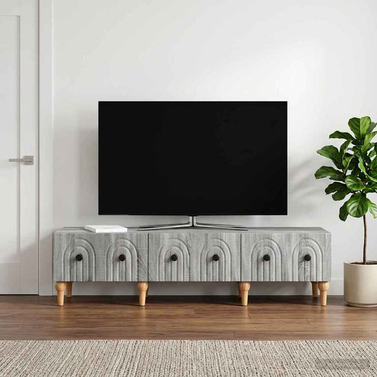 TV Cabinet Grey Sonoma 147 x 34.5 x 30 cm Engineered Wood
