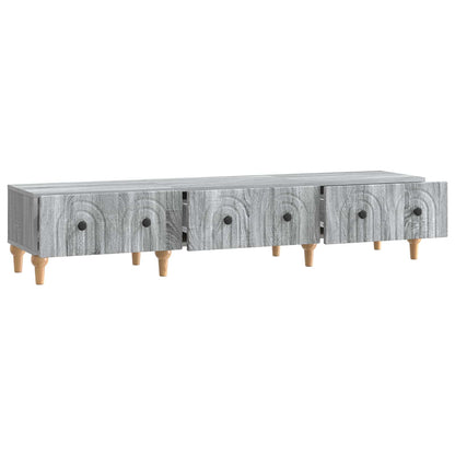 TV Cabinet Grey Sonoma 147 x 34.5 x 30 cm Engineered Wood