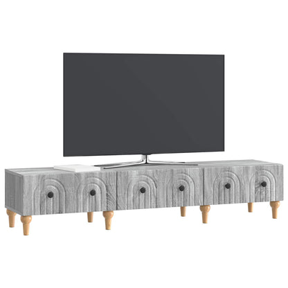 TV Cabinet Grey Sonoma 147 x 34.5 x 30 cm Engineered Wood