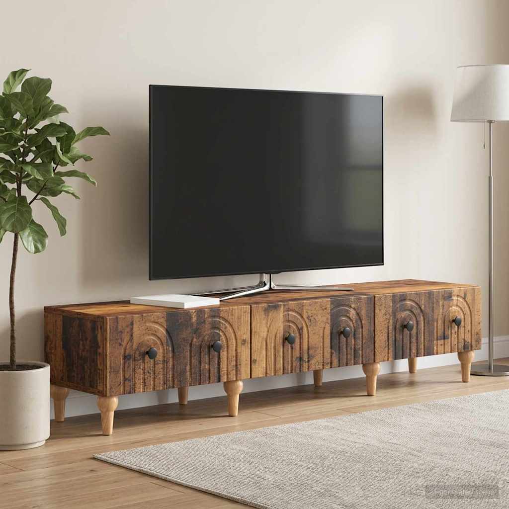 TV Cabinet Old Wood 147 x 34.5 x 30 cm Engineered Wood