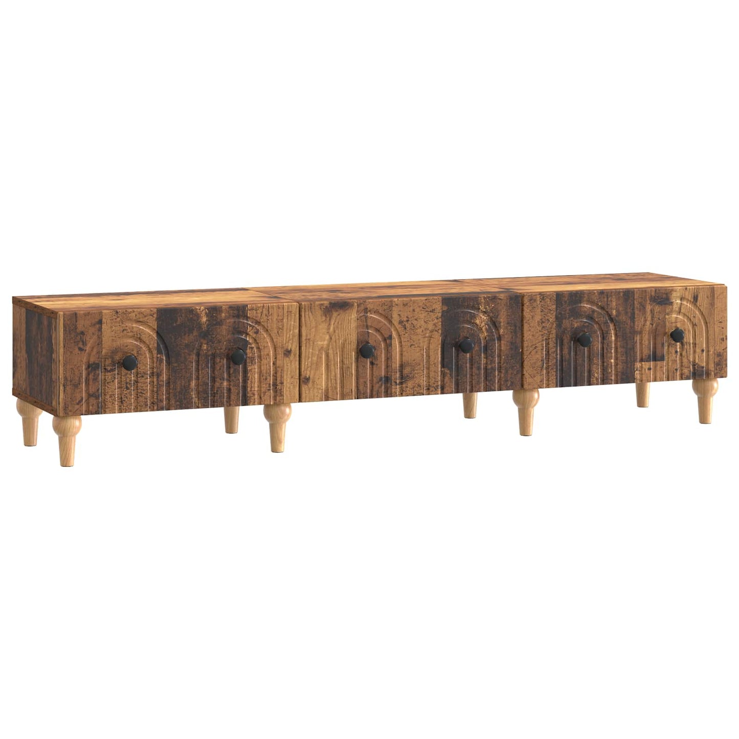 TV Cabinet Old Wood 147 x 34.5 x 30 cm Engineered Wood