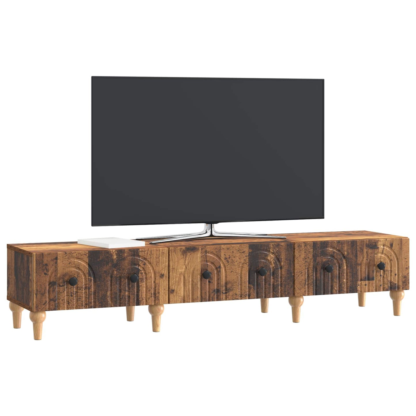 TV Cabinet Old Wood 147 x 34.5 x 30 cm Engineered Wood