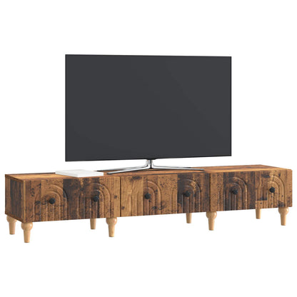 TV Cabinet Old Wood 147 x 34.5 x 30 cm Engineered Wood
